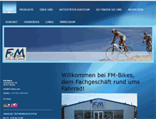 Tablet Screenshot of fm-bikes.com